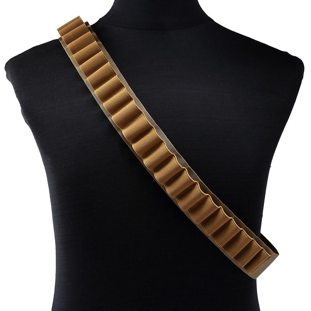 Military Tactical Hunting Shotgun Shell Holder Belt Shell Cartridge